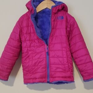 Pink Purple Reversible North Face 2t 3t Coat